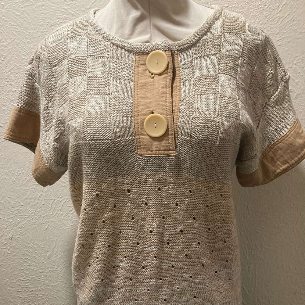 Vintage Short Sleeve Sweater